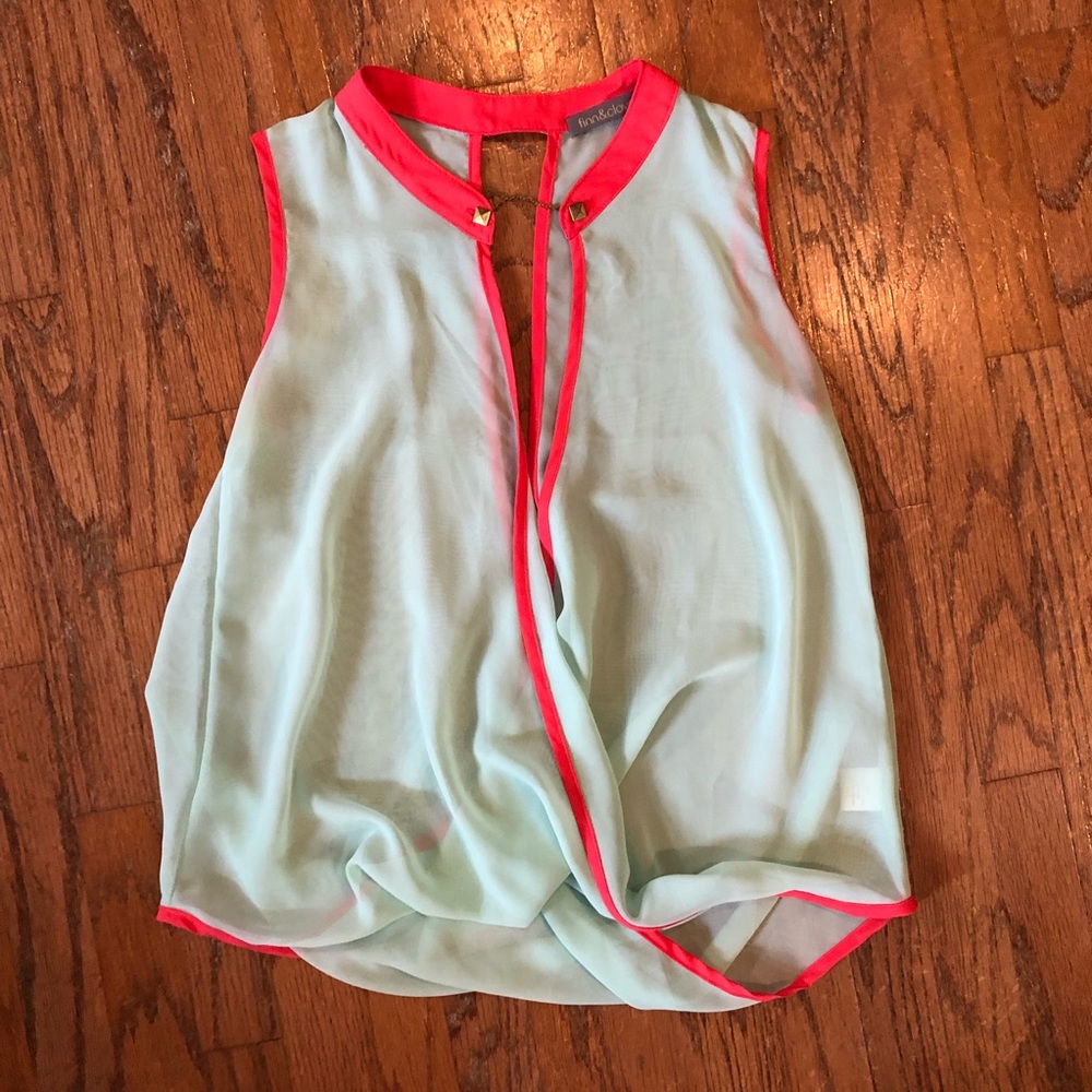 Tank top blouse